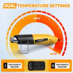 Handheld Mini Hot Air Gun met 2 Temperatuurinstellingen — thumbnail 3