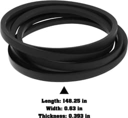 954-04329 grasmaaier, dek V-riem, 376,6 x 1,6 cm, compatibel met Craftsman Z6600 Z560 - ShopVlot — thumbnail 3