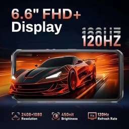 OUKITEL WP55Pro 5G Outdoor Smartphone-48GB RAM-512GB ROM-11000mAh 33W-IP68 Waterbestendig｜Android 15 — thumbnail 2