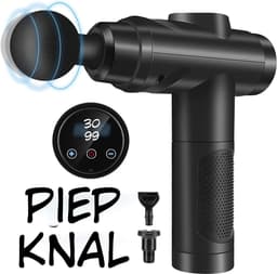 Kavora® Massagengun - Massage Gun - Massage Pistool - Zwart - 10cm x 10cm x 10cm — thumbnail 1