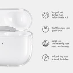 imoshion Clear Softcase voor - Hoesje geschikt voor AirPods Pro 3 - Transparant — thumbnail 2