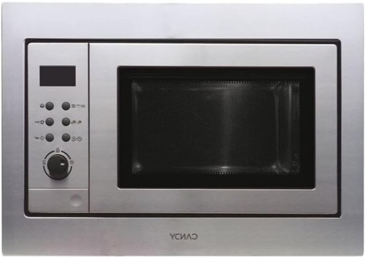 Magnetron met grill - Combimagnetronoven - Maaltijden opwarmen - Grillfunctie - 21 liter - Zilverkleurig — afbeelding 1