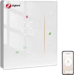 Zigbee slimme thermostaat - programmeerbaar voor vloerverwarming, compatibel met Alexa en Google Home — thumbnail 1