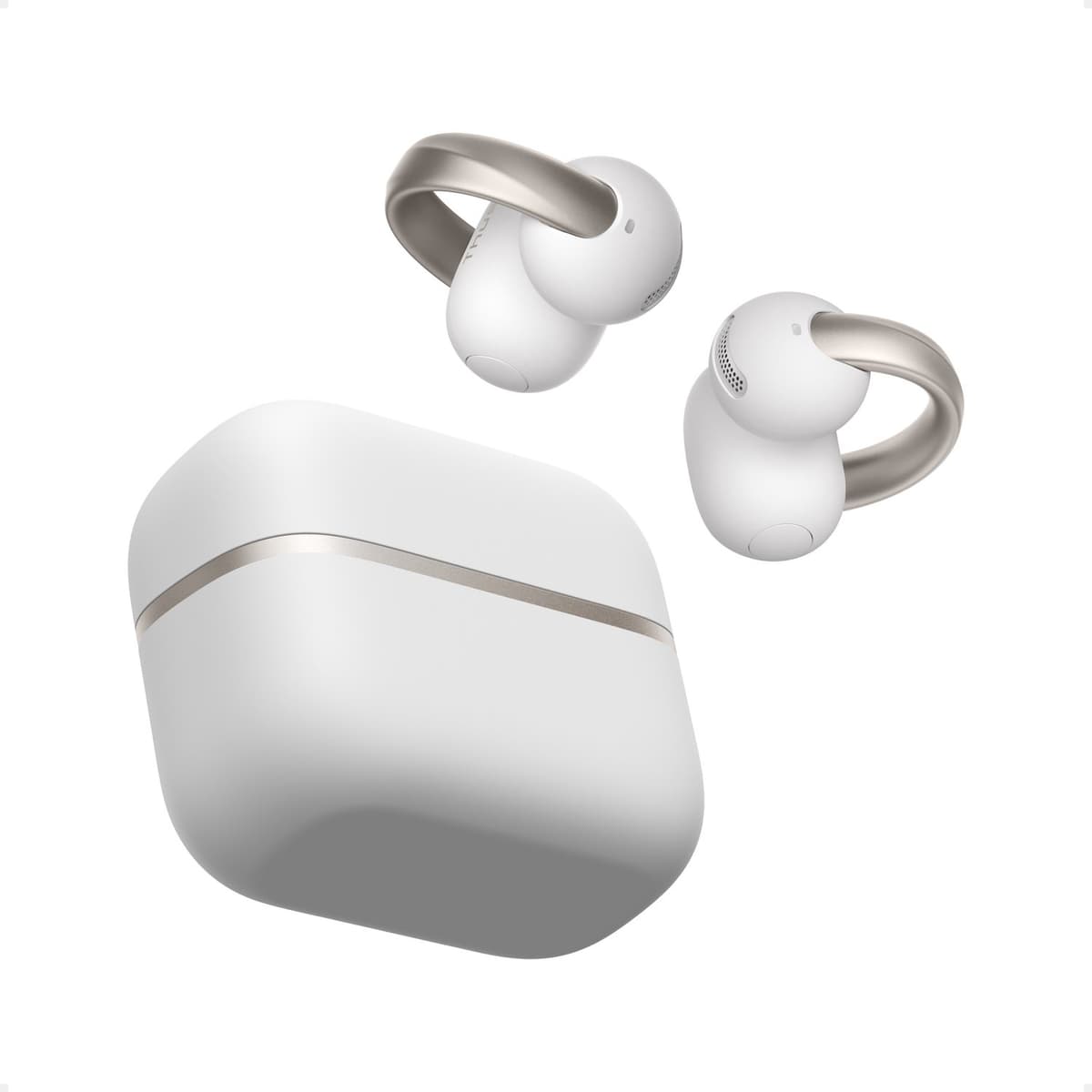 Anker soundcore AeroClip 2 Open-Ear Clip-On Oordopjes voor Heldere Calls Anker Thus™ AI Chip, Guinness World Record, open-ear comfort, krachtige bas, Hi-Res, 32 u afspeeltijd, AI-vertaling,Wit. — afbeelding 1