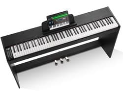 VEVOR Digitale Piano met 88 Toetsen, Elektrische Piano, Dubbel Toetsenbord, 1317x320x785mm