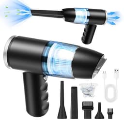 BeliBuy – Draadloze mini-autostofzuiger met meerdere functies — thumbnail 1