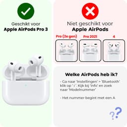 Hoesje Geschikt voor Apple Airpods Pro 3 - Siliconen Hoes met Clip - Silicone Case Cover - Lichtroze — thumbnail 2