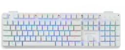 getcetera Gaming Keyboard 104 Keys – Blue Switches – RGB – Wit – Bedraad – USB-A – Numeriek Keypad – Anti-Ghosting — thumbnail 1