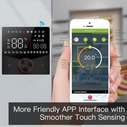 Wi-Fi Thermostaat met Touchscreen - Programmeerbare Draadloze Thermostaat voor Verwarming — thumbnail 3