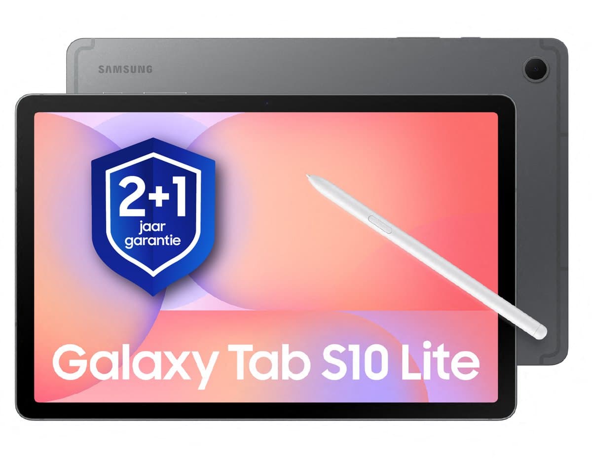 Samsung Galaxy Tab S10 Lite - 5G - 128GB - Gray + 1 jaar extra garantie — afbeelding 1