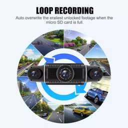 4-kanaals Wifi-rijrecorder 1080P HD-rijrecorder auto voor- en achtercamerasensor — thumbnail 3