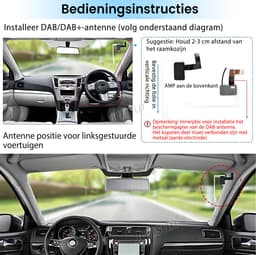 Awesafe DAB+ USB Digitale Radio Antenne - Geschikt Voor Android Autoradio — thumbnail 2