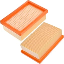 Vouwfilter - HEPA vlakfilter - geschikt voor Kärcher - wasbaar - Vlakfilter - geschikt voor MV4, MV5 , MV6 serie - Vervanger - Platte Vouwfilters - Premium Kwaliteit - 2 STUKS — thumbnail 3
