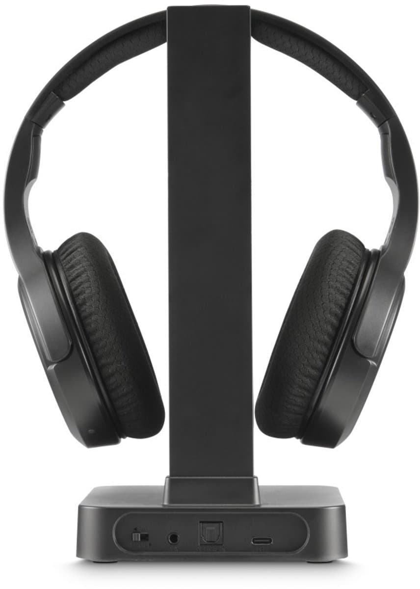 Hama tv-koptelefoon- draadloos- over-ear-zwart — afbeelding 1