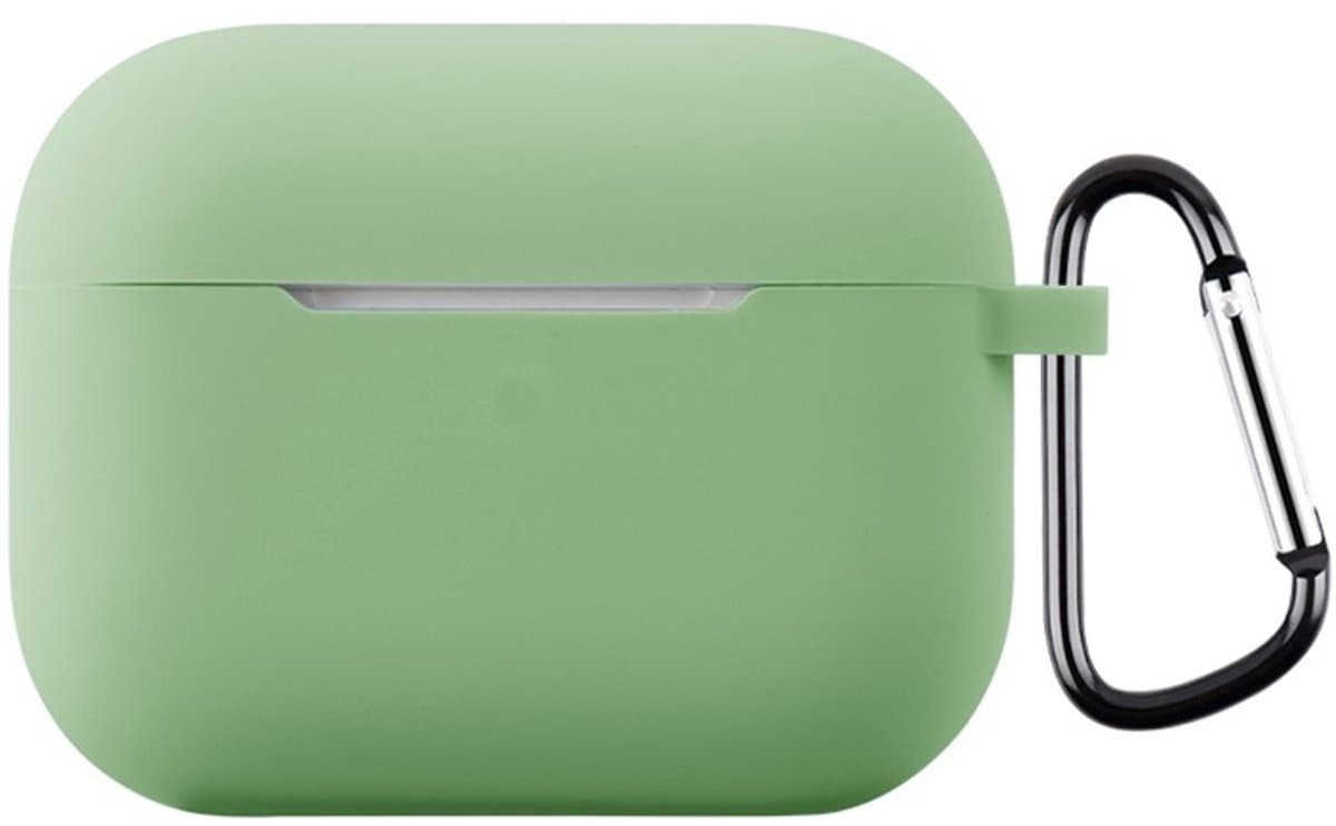 Coverup Hoesje - Geschikt voor AirPods Pro 3 Hoesje - Coverup Siliconen AirPods Case met Sleutelhanger - Groen — afbeelding 1
