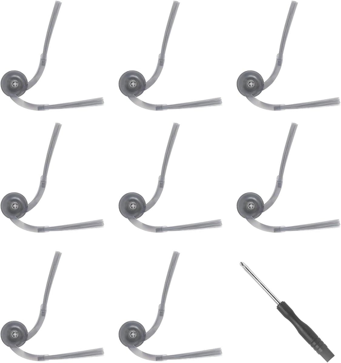 Vervangende Zijborstels Geschikt voor Roborock Qrevo Curve/Qrevo Curv/Qrevo Edge, Saros 10/Saros 10R, Qrevo Curv S5X/Qrevo Edge S5A Stofzuigerrobots — afbeelding 1