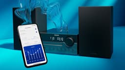 PHILIPS TAM4505M2/12 Micromuzieksysteem - DAB+ / FM Radio - CD - streaming - Auracast - 80W - Bluetooth 5.4 - Donkergrijs / zwart — thumbnail 3