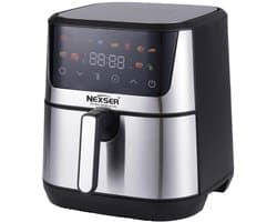 Airfryer 9L – Digitale Heteluchtfriteuse – 2000W – RVS – Touchscreen LED Display – Olievrij – Multifunctioneel – Easy Clean – Familieformaat