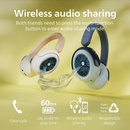 PHILIPS TAK5500RT/00 draadloze over-ear-kinderkoptelefoon - Noice Canceling Pro - veilig want volumebeperking 85dB - Draadloos audio delen - Opvouwbaar - App bestuurbaar/instelbaar — thumbnail 5