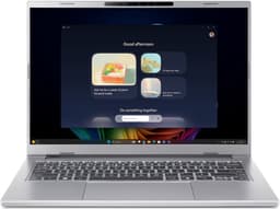 "Acer Aspire 14 AI A14-61M-R6S2 AMD Ryzen AI 7 PRO 350 Laptop 35,6 cm (14"") WUXGA 32 GB LPDDR5x-SDRAM 1 TB SSD Wi-Fi 6E (802.11ax) Windows 11 Home Duits Zilver" — thumbnail 1