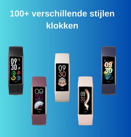 Kiraal Horizon - Stappenteller - Activity Tracker - Temperatuurmeter - Bloeddrukmeter - Hartslagmeter - Smartwatch - Horloge - Heren - Dames - Nederlandse Handleiding - Blauw — thumbnail 5