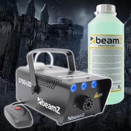 Halloween ICE feestpakket - BeamZ Halloween ICE feestpakket met S700LED ijs effect rookmachine en vloeistof — thumbnail 1