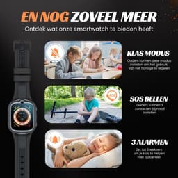 4G Smartwatch kinderen - GPS Horloge kind - HD Videobellen & Stappenteller - Speelgoed - Incl Simkaart — thumbnail 5