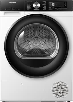 HISENSE DH3S802BW3 -  Warmtepompdroger - 8 kg - 64 dB - Energielabel C — thumbnail 1