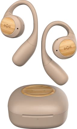 House of Marley Liberate Open Draadloze Oordopjes - Open Ear Bluetooth Sport Oortjes - 20 uur Batterijduur - Zweetbestendig en Waterbestendig - USB C - Gemaakt van Duurzame Materialen - Cream — thumbnail 1