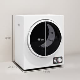 TEKROA® Mini-wasdroger - van 4 kg met 4 programma's - 2 verwarmingsstanden - sterilisatie tot 65℃, 850W voor kleding — thumbnail 4