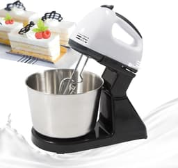 Keukenmachine - Deegmixer - Bakken en koken - 7 snelheden - 17 liter kom - Zwart — thumbnail 1