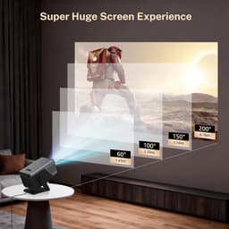 Smart Beamer Full HD 1080p – 2000 ANSI Lumen – Android 14 – Autofocus – WiFi 6 – Bluetooth 5.4 – 8K Ondersteuning — thumbnail 4