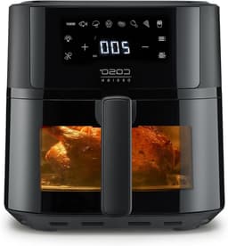 Heteluchtfriteuse - Airfryer Oven - Gezond Koken - Compact Ontwerp - 6 Liter - Zwart — thumbnail 1
