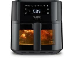 Heteluchtfriteuse - Airfryer Oven - Gezond Koken - Compact Ontwerp - 6 Liter - Zwart