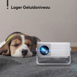 SP® Mini Beamer - Draagbare Projector voor Thuisbioscoop - Miniprojector 1080P - Wit - 12cm x 10cm x 9cm — thumbnail 3