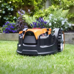Robotmaaier – Robotgrasmaaier – Automatische Grasmaaier – Draadloze Grasmaaier – Geen Grensdraad Nodig – 24V 4.0ah Lithium-Ion Batterij – Snelle Oplaadtijd 1 Uur – Mulching Functie – Maait Tot 100 M² — thumbnail 4