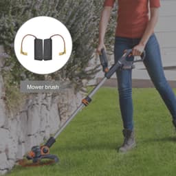 SnelShoppen - 2 Pairs Koolborstels 29x11.2x6.2mm Voor Grasmaaier, Geschikt Voor Diverse Tuinmachines, Hoogwaardige Kwaliteit, Lange Levensduur — thumbnail 5