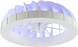 Plafondventilator - Met RGB Verlichting - LED 30W - 2700K-6500K - Dimbaar - Wit - Zeer stil — thumbnail 2