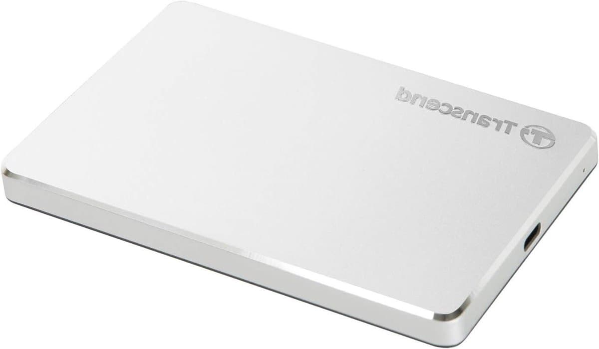 Externe Harde Schijf - Portable SSD Externe Opslag - Bestanden Opslaan - Slanke Aluminium Behuizing - 1 TB - Zilver — afbeelding 1