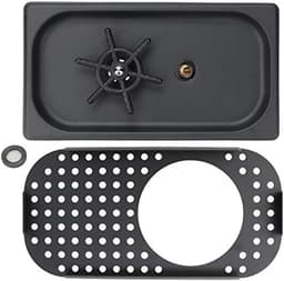 Glazenwasser Bar - Spoelbak Bekers - Snel Glazen Spoelen - Automatische Spuitfunctie - 325x175x65MM - Mat Zwart — thumbnail 1