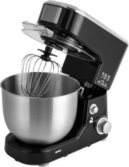 Keukenmachine - Mixer Kom - Bakken en Koken - 3-in-1 Functionaliteit - 5 Liter Kom - Zwart — thumbnail 5