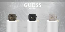 Guess Hoesje geschikt voor AirPods 4 / 5 | Premium Eco-leder en Duurzaam PC | met Charm | Robuust | Roze — thumbnail 5