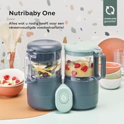 Nutribaby One Multifunctionele 4-in-1 Foodprocessor voor baby - stoomkoker-blender - Voedselvariatie - Zelfbereide potjes - Zacht en Snel Koken met Stoom — thumbnail 5