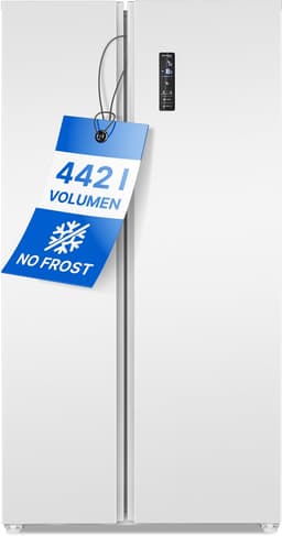Bomann SBS 7344 - Amerikaanse Koelkast - Side-by-Side - 442 Liter - Total No Frost - Wit — thumbnail 1