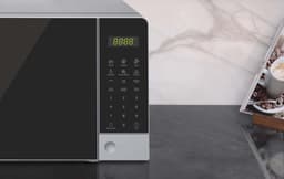 Digitale Magnetron - Compacte Oven - Snel Eten Opwarmen - Handige Voorgeprogrammeerde Functies - 20 Liter - Zilverkleurig — thumbnail 4