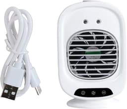 Draagbare mini-airconditioner - Spraytype - Miniformaat - Geluidsarm - Voor slaapkamer/kantoor/camping - Wit — thumbnail 1