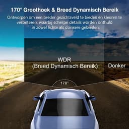 SP® Dashcam - Dashcam voor Auto - Dashcam voor En Achter - Zwart - 14cm x 11cm x 7cm — thumbnail 2