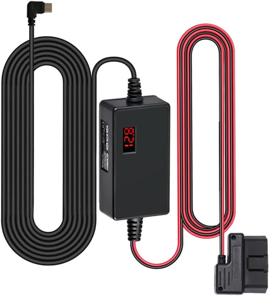 OBD2 naar USB C-kabel 3,1 m - 16-pins OBDII-stepdownkabel - voor dashcam en GPS DVR - betrouwbare aansluiting - ShopVlot — afbeelding 1