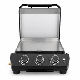 Patton Vigor D300 Plancha Gasbarbecue met Deksel en RVS Bakplaat - 3 Branders — thumbnail 3