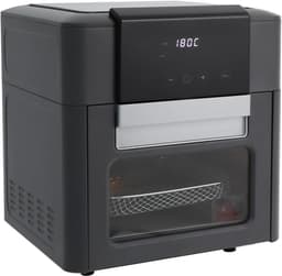 Heteluchtfriteuse Mini Oven - Airfryer Convectieoven - Gezond Koken - 12 Programma's Touchscreen - 12 Liter - Grijs — thumbnail 5